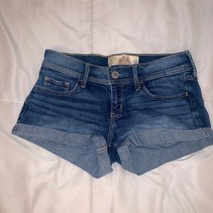 Hollister Low-Rise Denim Shorts